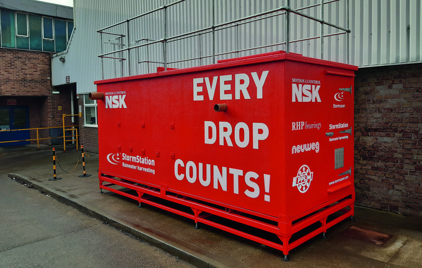 NSK:n Newarkin toimipisteessä otetaan käyttöön sadeveden keräysjärjestelmä
